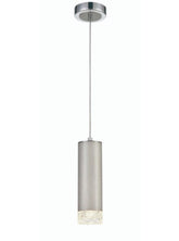 Franklite Cordelia 1lt pendant Satin Nickel